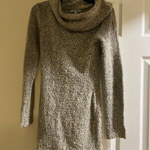 Charlotte Russe Textured Cowl Neck Sweater - Cream